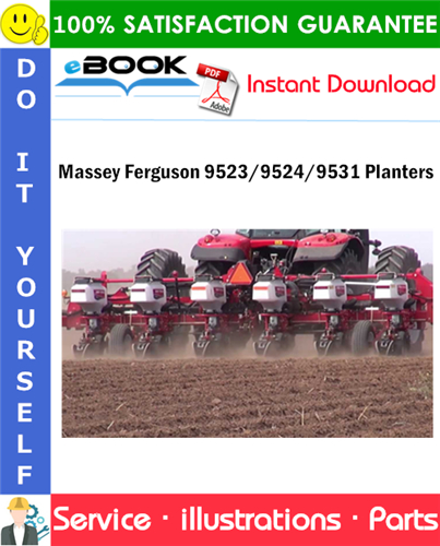 Massey Ferguson 9523/9524/9531 Planters Parts Manual