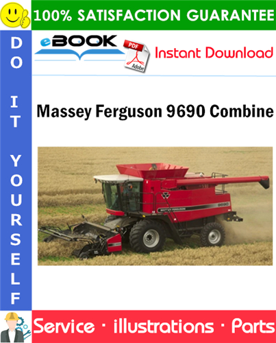 Massey Ferguson 9690 Combine Parts Manual (Eff. S/N HM87101)