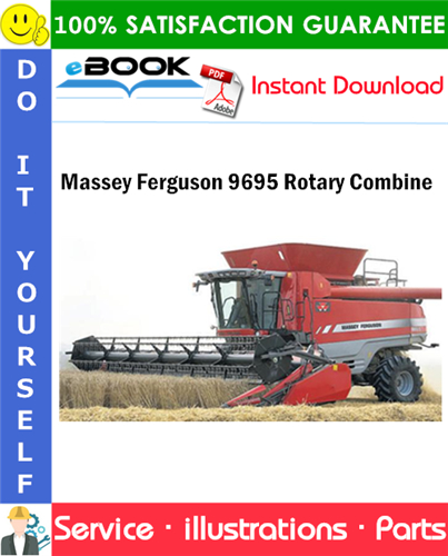 Massey Ferguson 9695 Rotary Combine Parts Manual