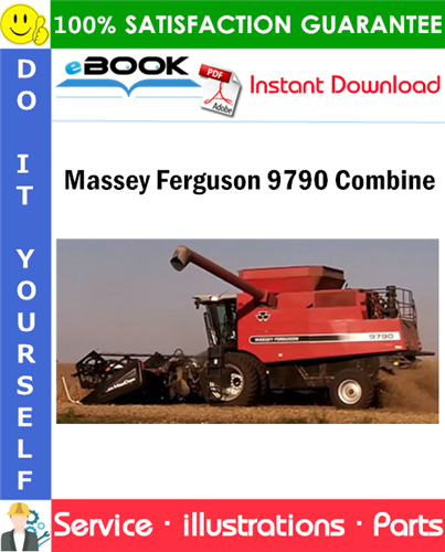Massey Ferguson 9790 Combine Parts Manual