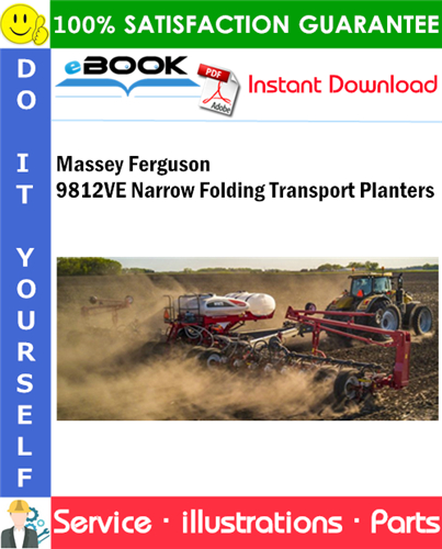 Massey Ferguson 9812VE Narrow Folding Transport Planters Parts Manual