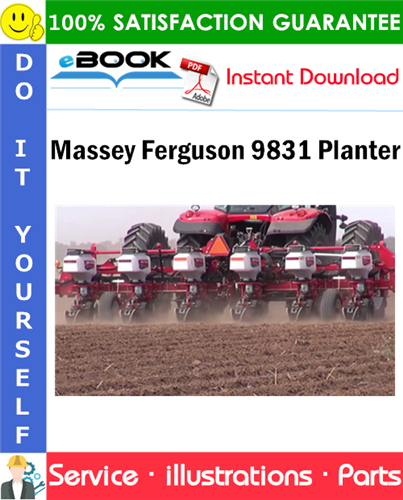 Massey Ferguson 9831 Planter Parts Manual