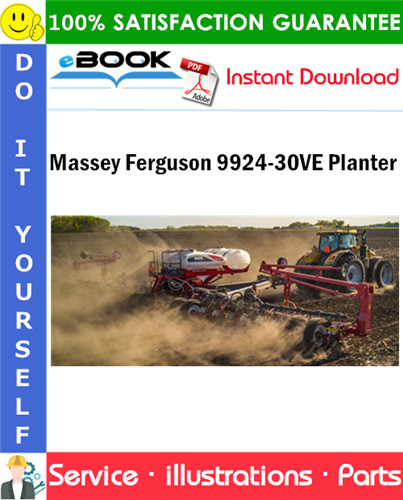 Massey Ferguson 9924-30VE Planter Parts Manual (2018)
