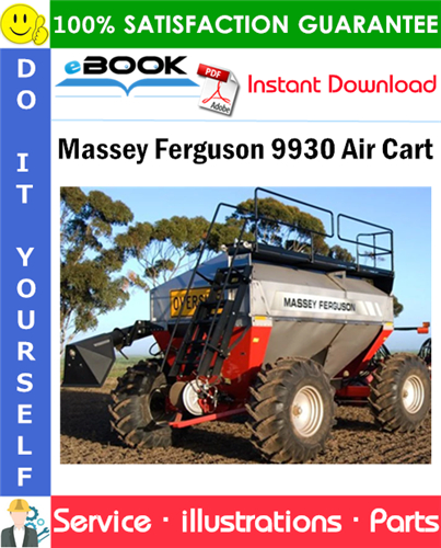 Massey Ferguson 9930 Air Cart Parts Manual