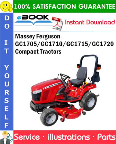 Massey Ferguson GC1705/GC1710/GC1715/GC1720 Compact Tractors Parts Manual