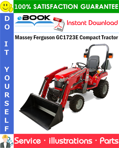 Massey Ferguson GC1723E Compact Tractor Parts Manual