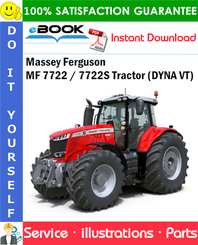 Massey Ferguson MF 7722 / 7722S Tractor (DYNA VT) Parts Manual