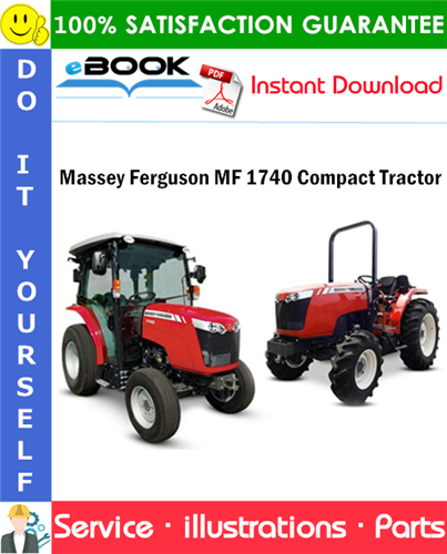 Massey Ferguson MF 1740 Compact Tractor Parts Manual