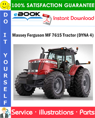 Massey Ferguson MF 7615 Tractor (DYNA 4) Parts Manual