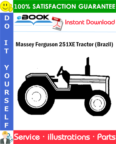 Massey Ferguson 251XE Tractor (Brazil) Parts Manual