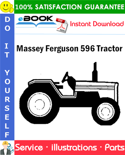 Massey Ferguson 596 Tractor Parts Manual (Effective S/N BT02019)