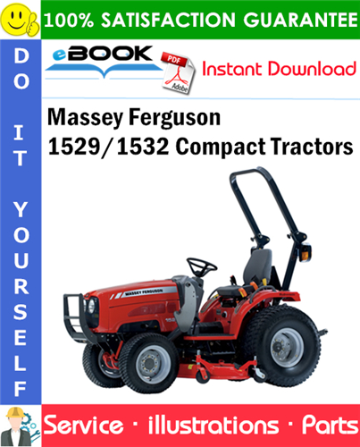 Massey Ferguson 1529/1532 Compact Tractors Parts Manual