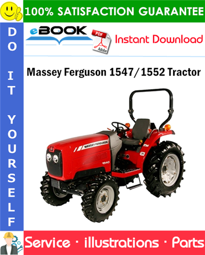 Massey Ferguson 1547/1552 Tractor Parts Manual