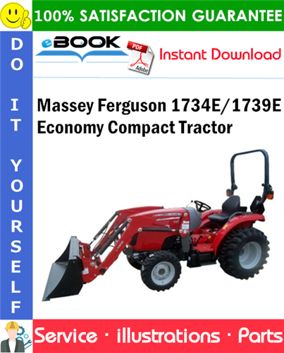 Massey Ferguson 1734E/1739E Economy Compact Tractor Parts Manual