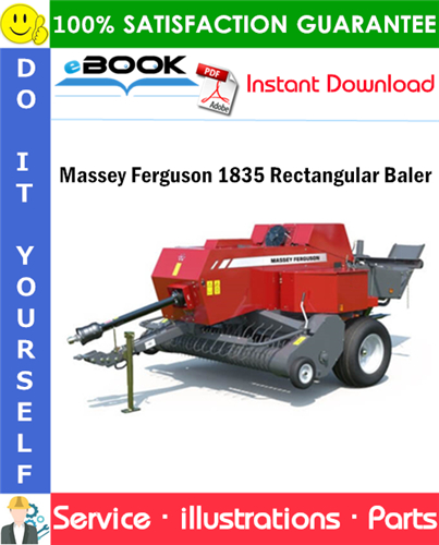 Massey Ferguson 1835 Rectangular Baler Parts Manual