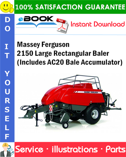 Massey Ferguson 2150 Large Rectangular Baler (Includes AC20 Bale Accumulator)