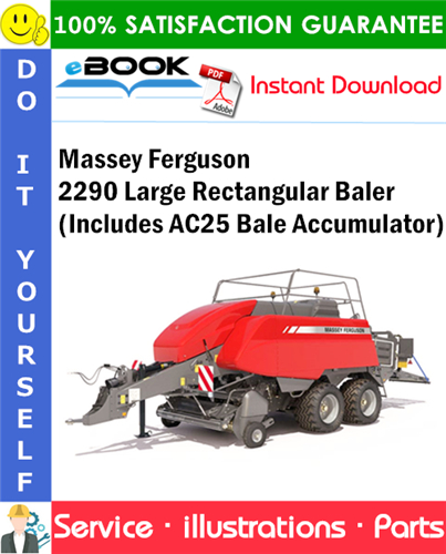 Massey Ferguson 2290 Large Rectangular Baler