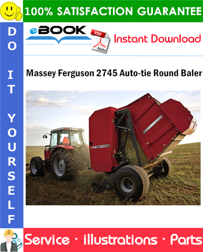 Massey Ferguson 2745 Auto-tie Round Baler Parts Manual