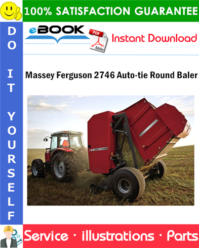 Massey Ferguson 2746 Auto-tie Round Baler Parts Manual