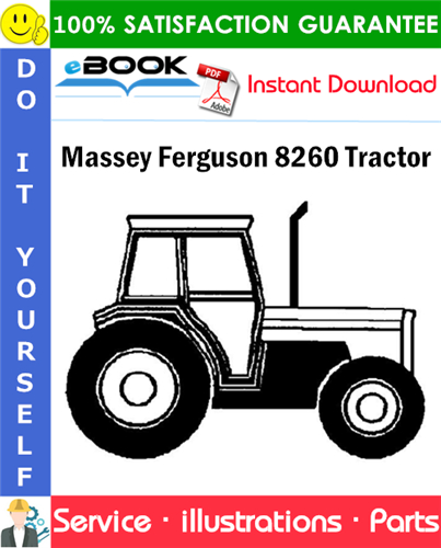 Massey Ferguson 8260 Tractor Parts Manual (S/N CG198001 - CH271003)