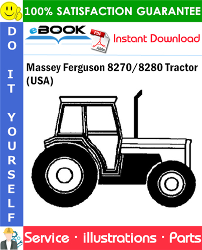 Massey Ferguson 8270/8280 Tractor (USA) Parts Manual
