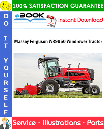 Massey Ferguson WR9950 Windrower Tractor Parts Manual