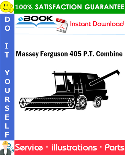 Massey Ferguson 405 P.T. Combine Parts Manual