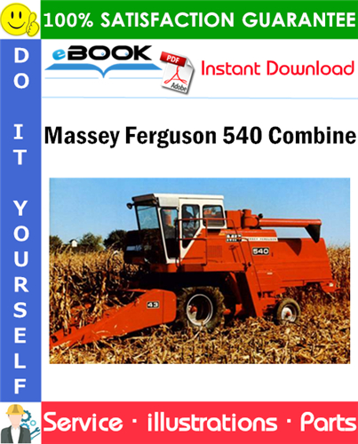 Massey Ferguson 540 Combine Parts Manual