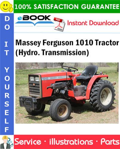 Massey Ferguson 1010 Tractor (Hydro. Transmission) Parts Manual
