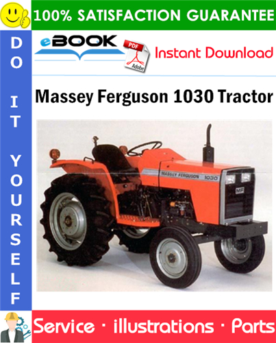 Massey Ferguson 1030 Tractor Parts Manual (Prior to 2WD: 02067)