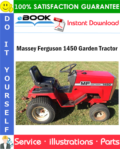 Massey Ferguson 1450 Garden Tractor Parts Manual