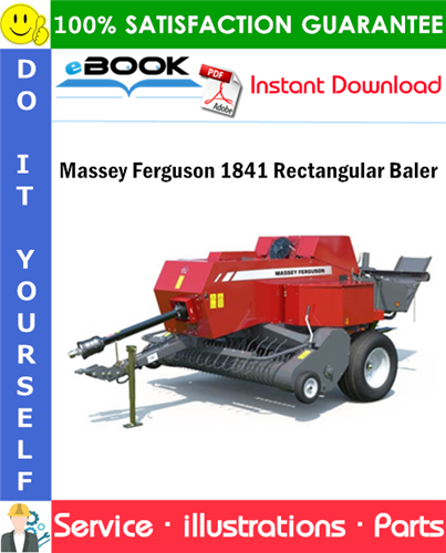 Massey Ferguson 1841 Rectangular Baler Parts Manual