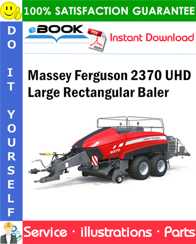 Massey Ferguson 2370 UHD Large Rectangular Baler Parts Manual