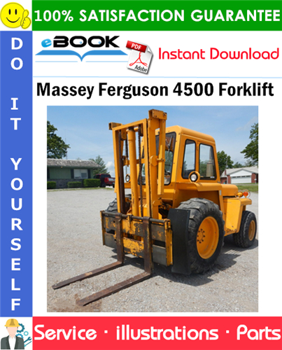 Massey Ferguson 4500 Forklift Parts Manual