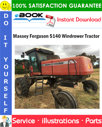 Massey Ferguson 5140 Windrower Tractor Parts Manual