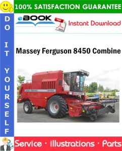 Massey Ferguson 8450 Combine Parts Manual