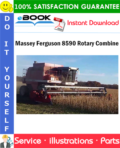 Massey Ferguson 8590 Rotary Combine Parts Manual