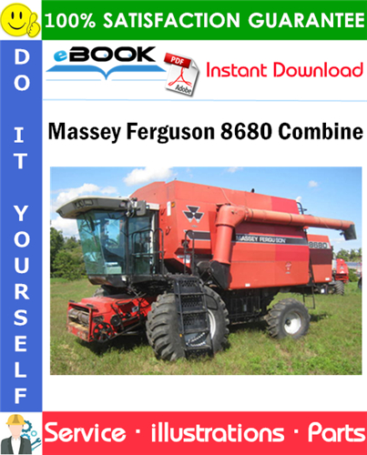 Massey Ferguson 8680 Combine Parts Manual