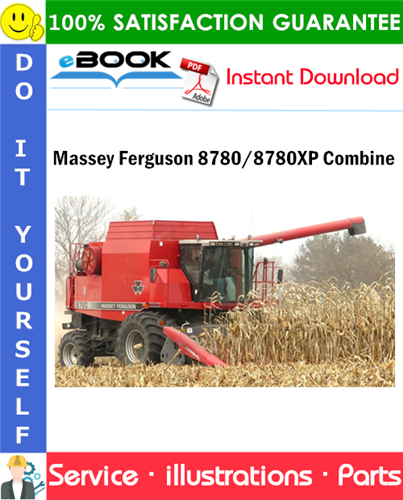 Massey Ferguson 8780/8780XP Combine Parts Manual (EFF S/N W55101-HL87999)