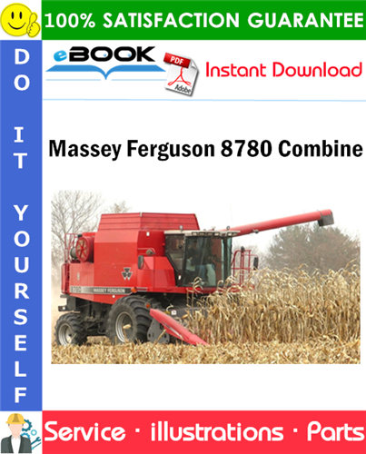 Massey Ferguson 8780 Combine Parts Manual (EFF S/N V51101)