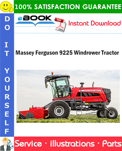 Massey Ferguson 9225 Windrower Tractor Parts Manual
