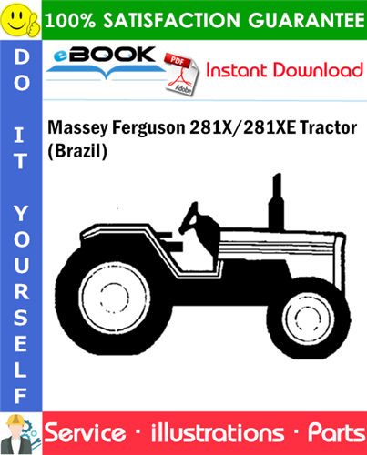 Massey Ferguson 281X/281XE Tractor (Brazil) Parts Manual