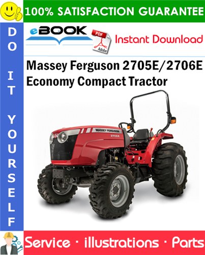 Massey Ferguson 2705E/2706E Economy Compact Tractor Parts Manual