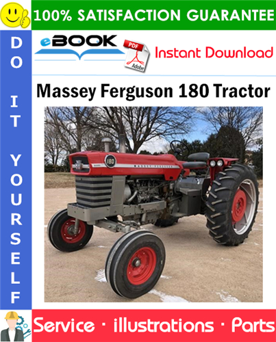 Massey Ferguson 180 Tractor Parts Manual