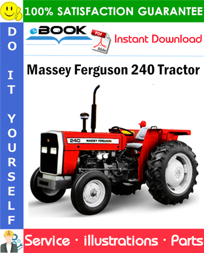 Massey Ferguson 240 Tractor Parts Manual (S/N: Prior to 522354)