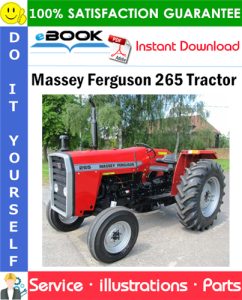 Massey Ferguson 265 Tractor Parts Manual (S/N: 9A349239 and up)