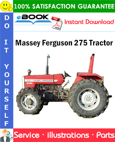 Massey Ferguson 275 Tractor Parts Manual (S/N: After to 9A349239)