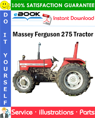 Massey Ferguson 275 Tractor Parts Manual (S/N: Prior to 9A349239)