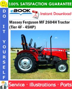 Massey Ferguson MF 2604H Tractor (Tier 4F - 45HP) Parts Manual