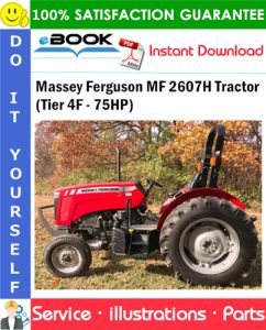 Massey Ferguson MF 2607H Tractor (Tier 4F - 75HP) Parts Manual